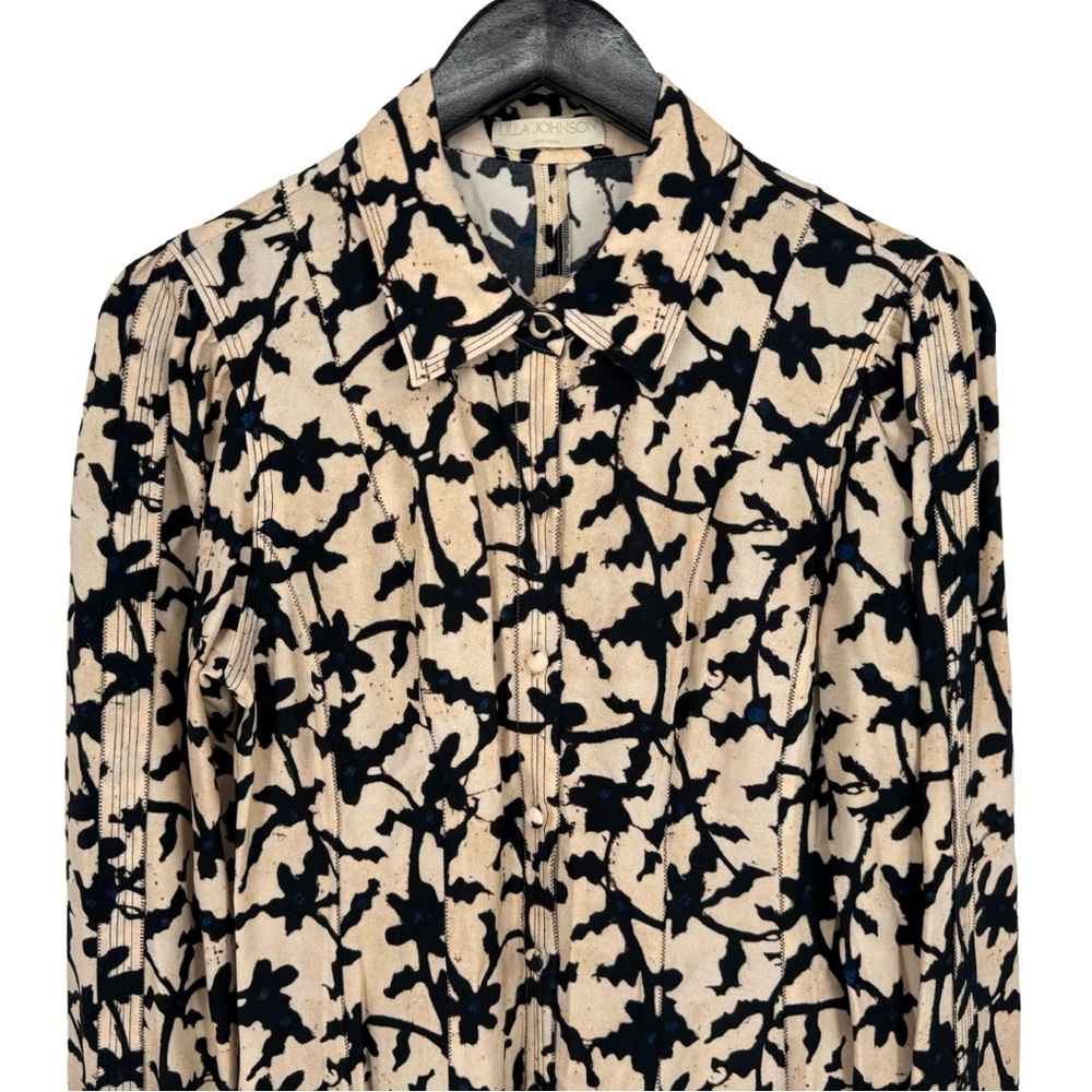 Ulla Johnson Roanne Printed Crepe Mini‎ Dress Moonstone Multi  2 - Picture 5 of 13